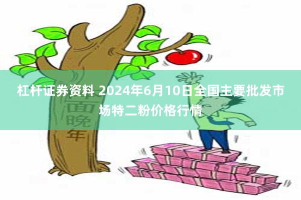 杠杆证券资料 2024年6月10日全国主要批发市场特二粉价格行情