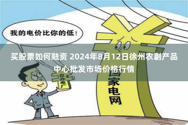 买股票如何融资 2024年8月12日徐州农副产品中心批发市场价格行情