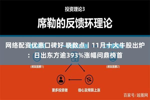 网络配资优惠口碑好 晓数点丨11月十大牛股出炉：日出东方逾393%涨幅问鼎榜首